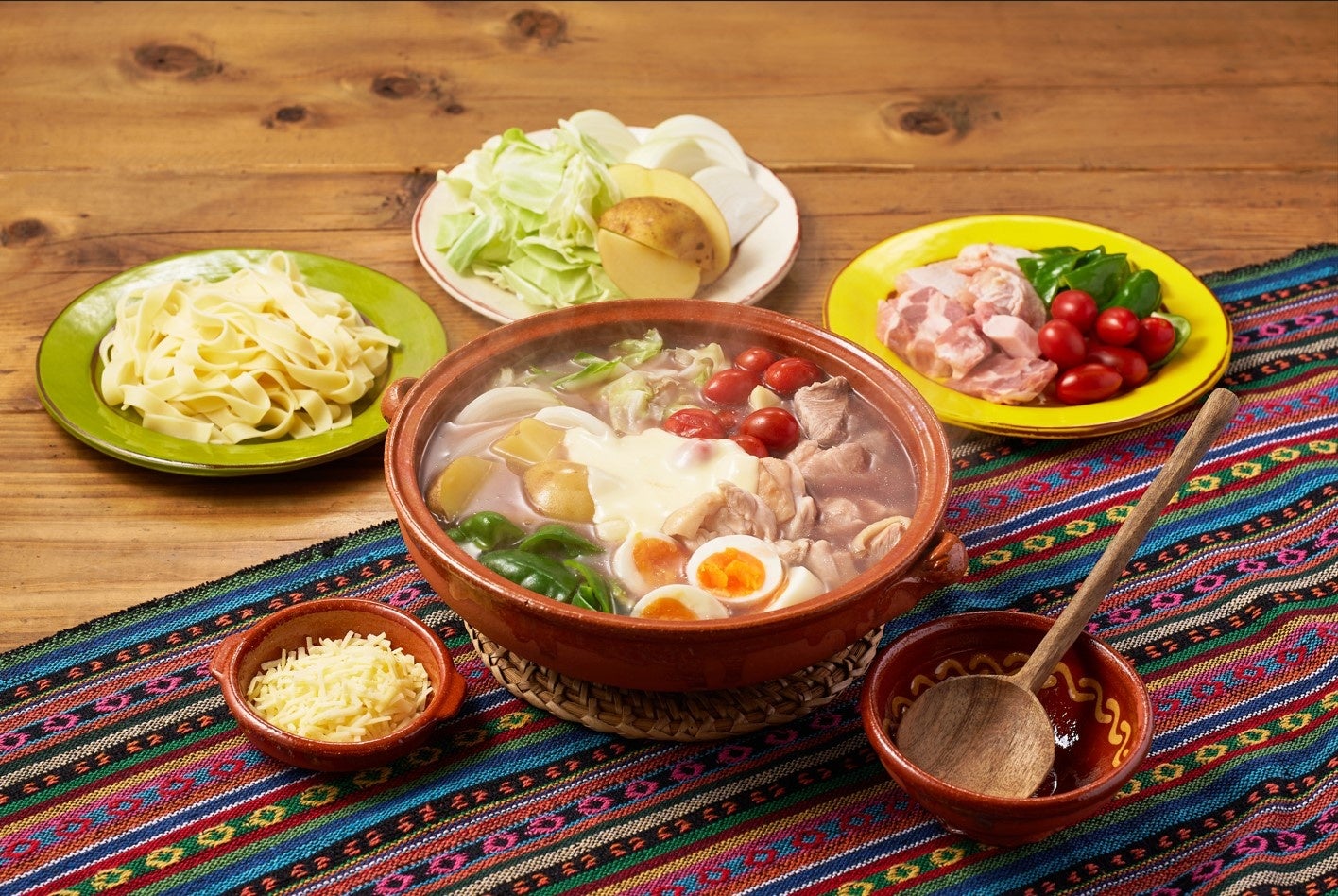 ▲「こっくり豆の旨味広がる!メキシカンチーズ鍋」