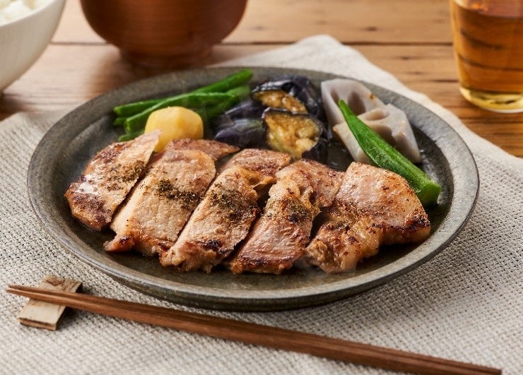 ▲山椒香る　味噌漬け豚のソテー