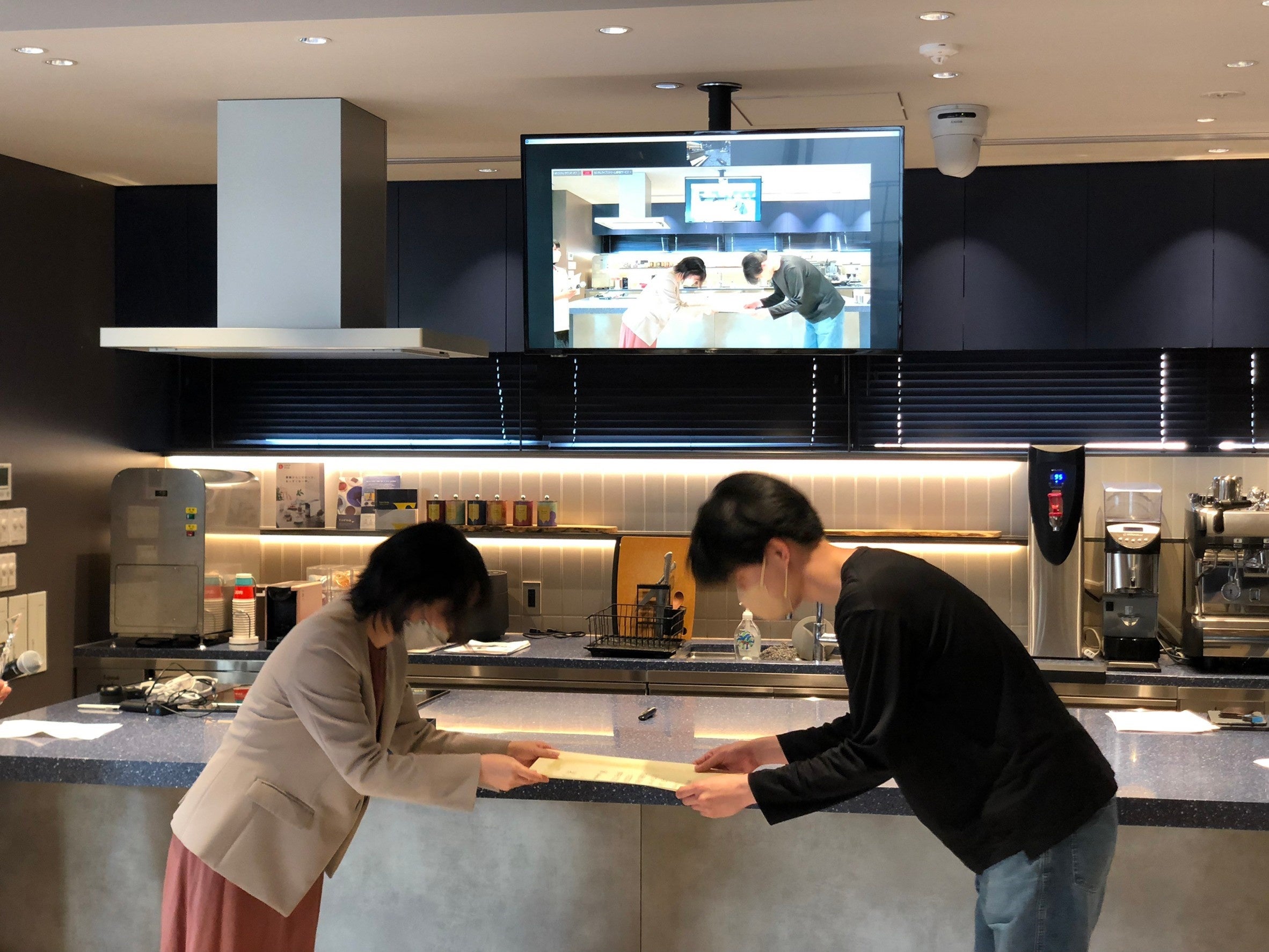 第２回ピッチコンテスト表彰時の模様