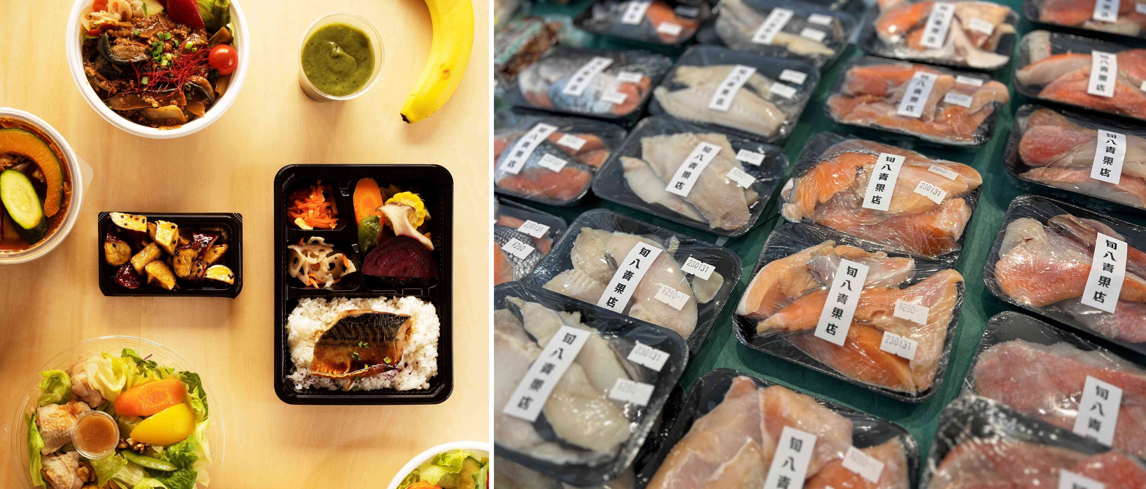 青果だけでなく弁当などの加工品や水産品も販売