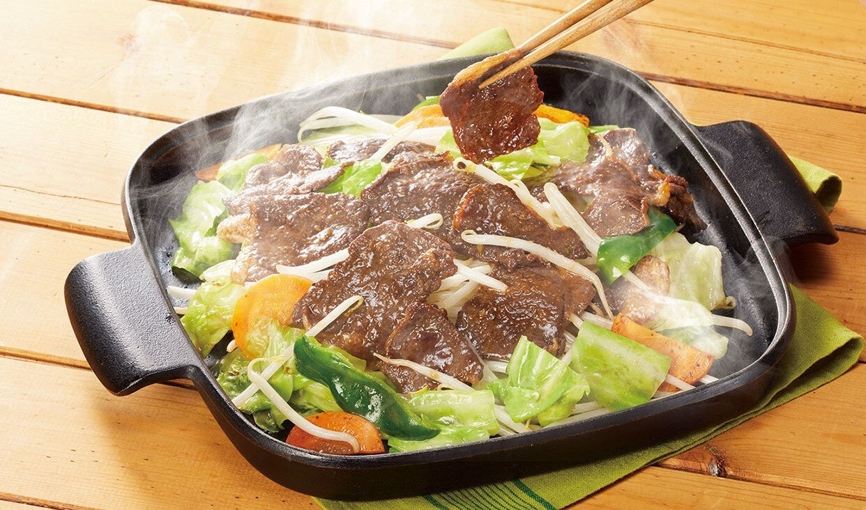 知床の森を守るエゾ鹿ジンギスカン調理イメージ