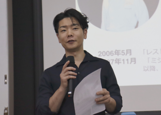 ▲第2回目授業 特別ゲストのカンテサンス 岸田周三シェフ