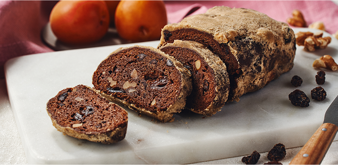 ▲「梅酒から生まれた 濃厚ショコラシュトレン」