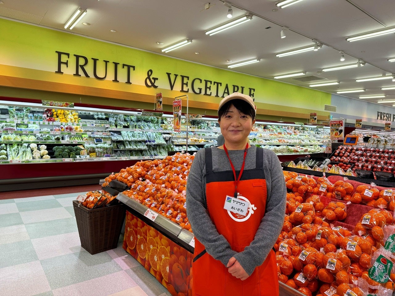 個人事業主として販売員をつとめる 仙台生まれ、仙台育ちの相澤沙織さん 「地元に貢献できるよう頑張ります」