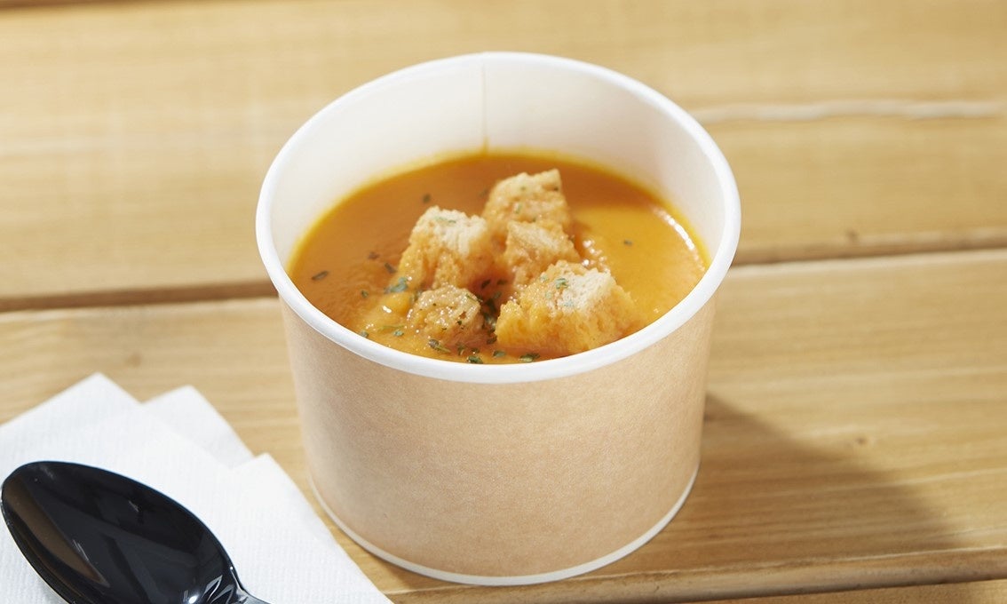 ▲アルビカラーのあったか濃厚にんじんポタージュ