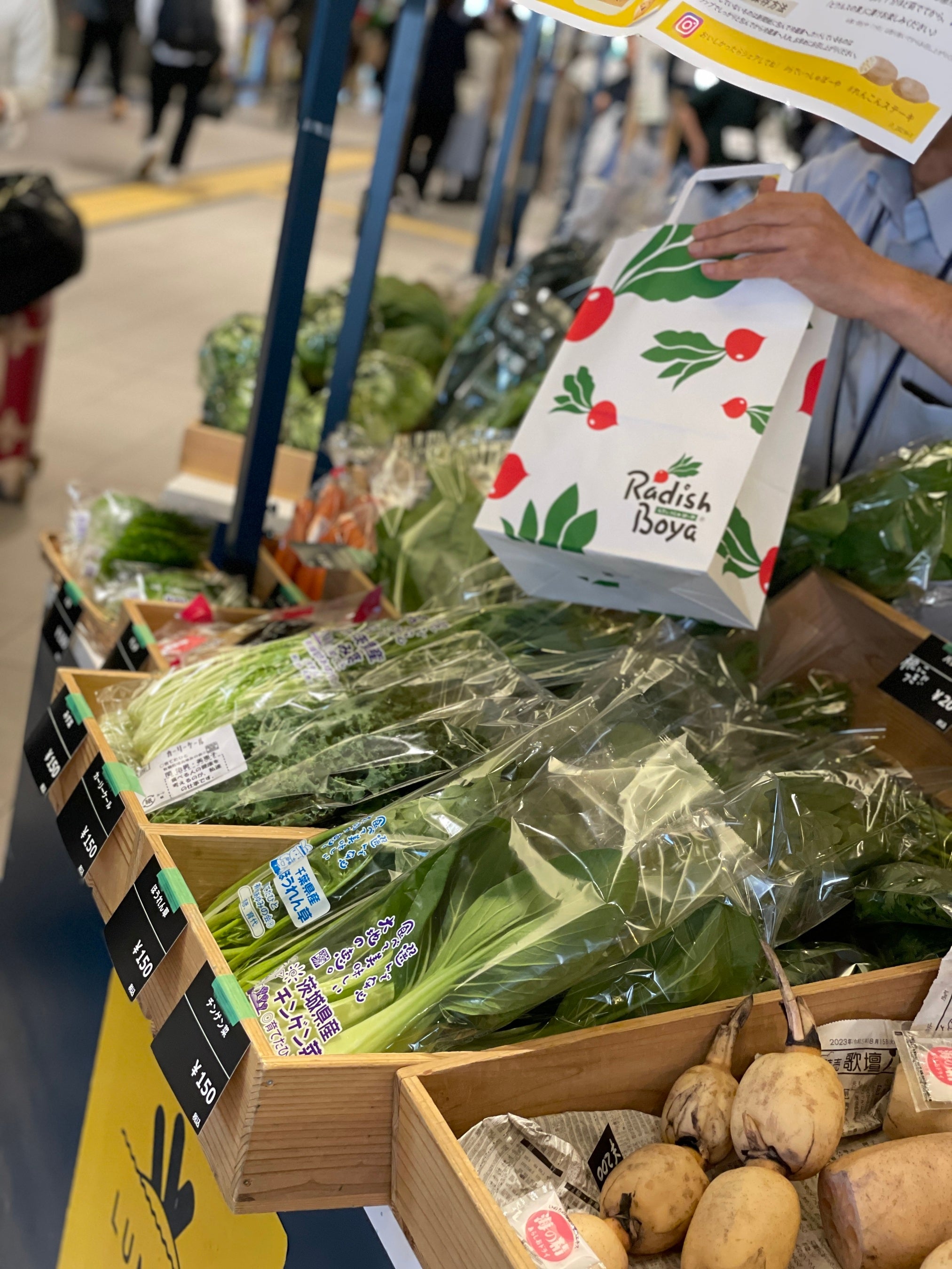 ▲ふぞろい野菜のマルシェイメージ