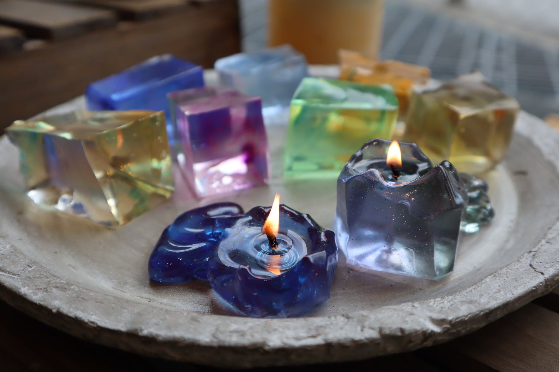 ▲クリアストーンキャンドル イメージ (c)JCAキャンドルスタジオ東京本校