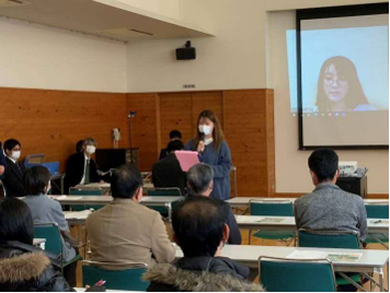 2021年2月11日　2020年度の活動報告会では、入居を希望する学生から地域の方々へ感謝のメッセージを伝えました！