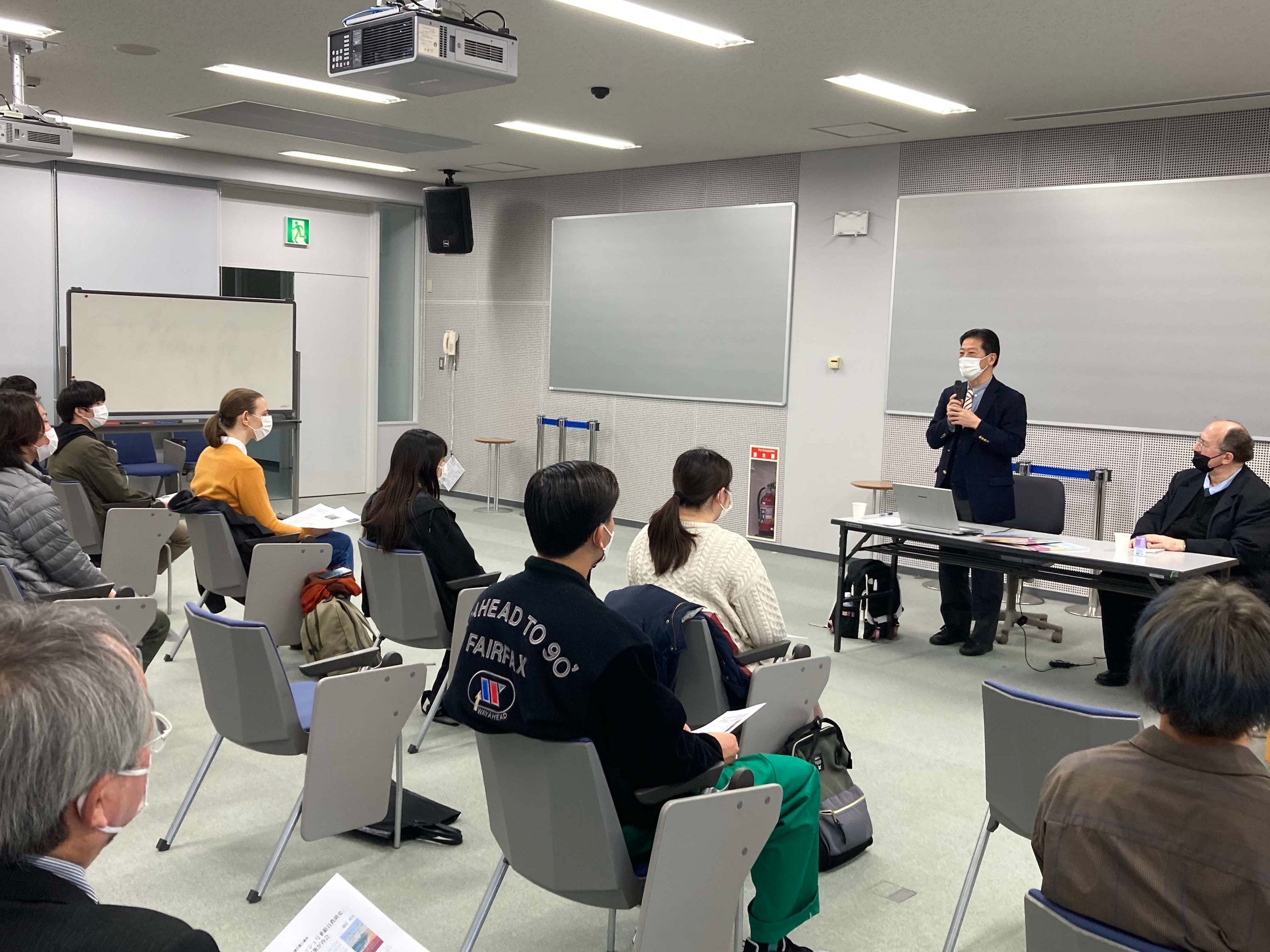 岡田邦生さんとのディスカッション