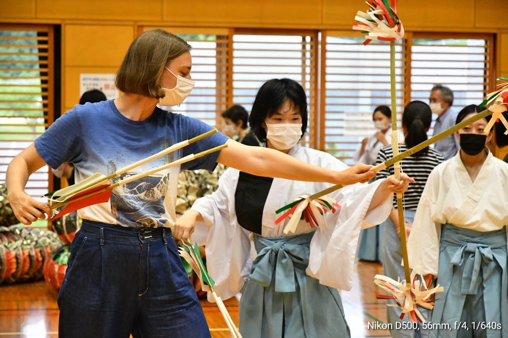石見神楽体験ワークショップ を開催しました 島根県立大学 公立大学法人島根県立大学のプレスリリース 石見神楽体験ワークショップ を開催しました 島根県立大学 公立大学法人島根県立大学のプレスリリース