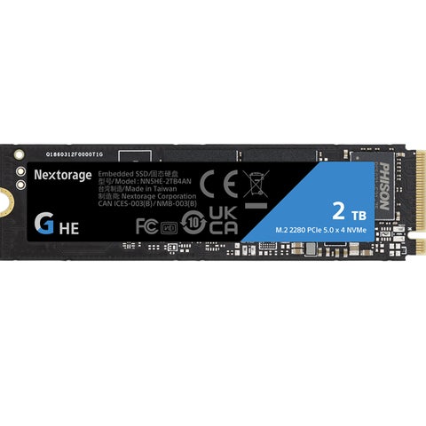 PCIe 5.0® NVMe™ Gaming SSD 「Gシリーズ HE」発売のおしらせ PCIe 5.0® NVMe™ Gaming SSD 「Gシリーズ HE」発売のおしらせ