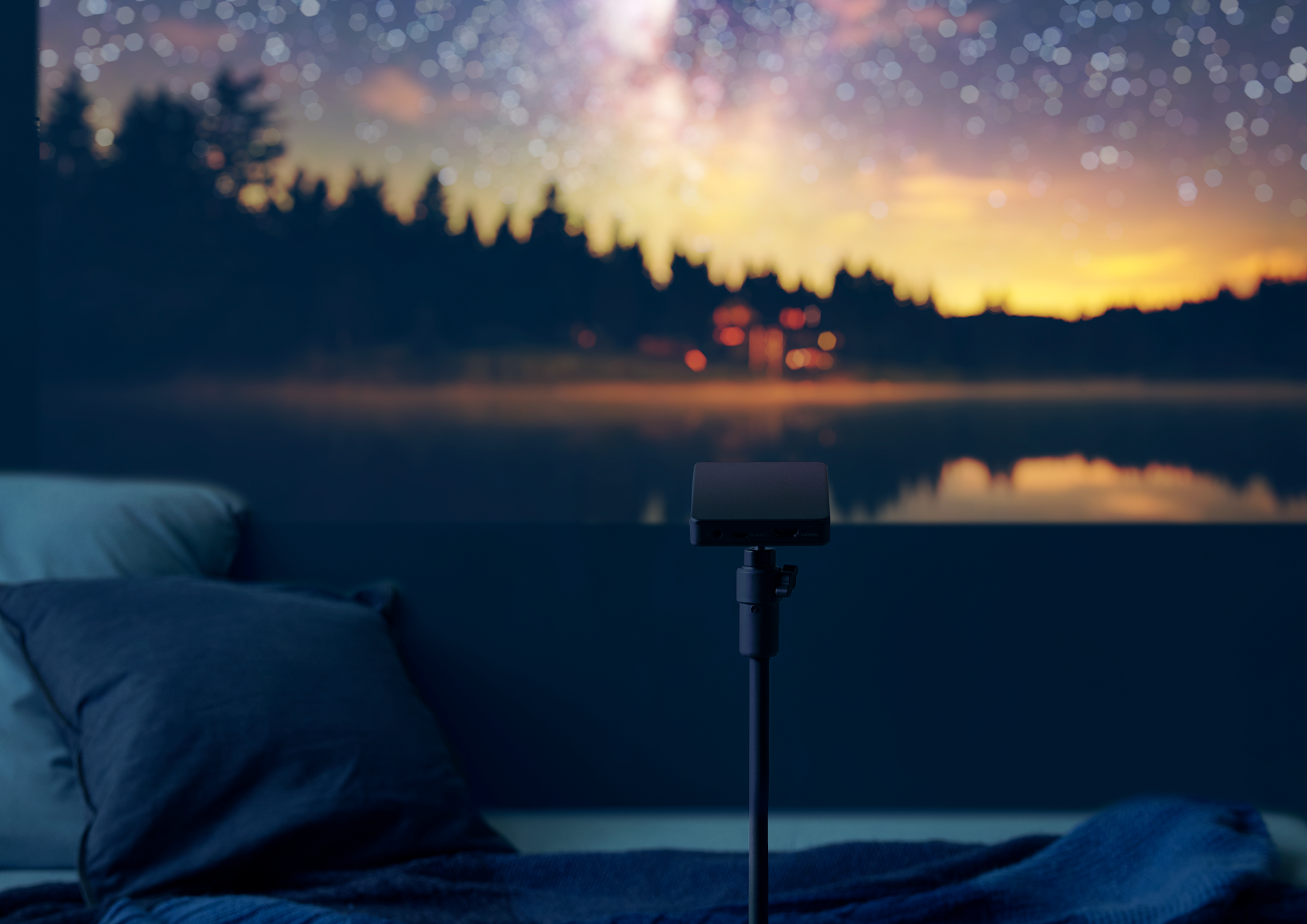 【未使用、新品】ネクストレージ ベッドルームプロジェクター NX1 Nextorage「ベッドルームプロジェクター NX1」発売 | Nextorage株式