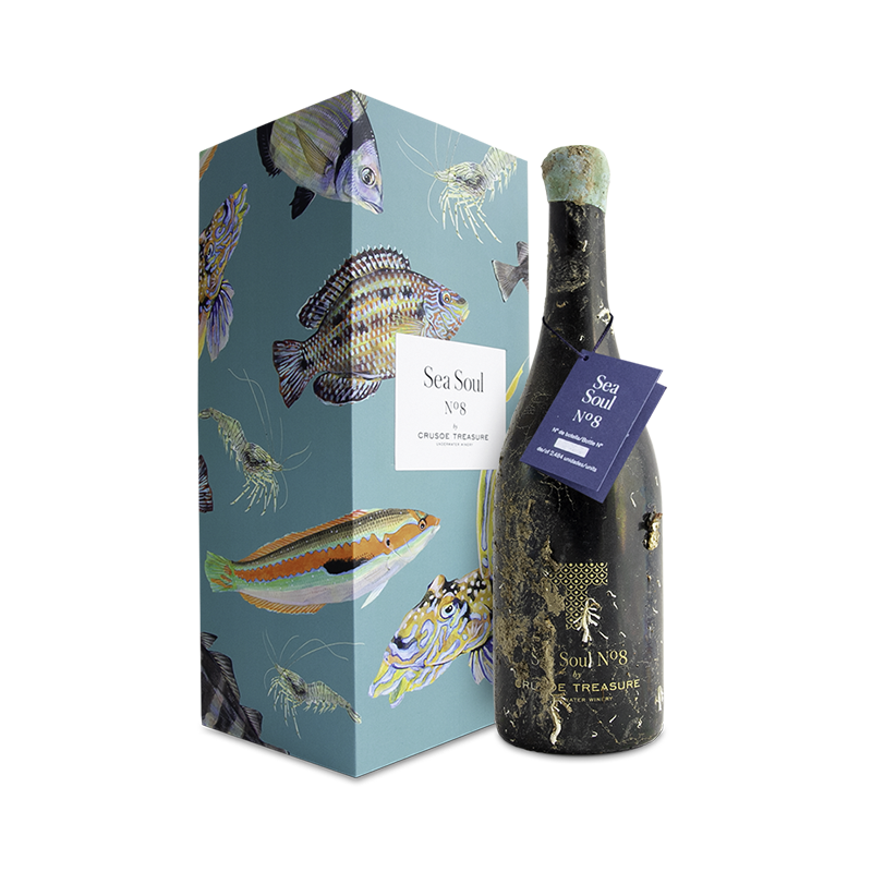 バスク海低熟成ワイン Crusoe Treasure Sea Soul No.7 CRUSOE TREASURE - SEA SOUL No. 7 – UNDERWATER AGEING WINE
