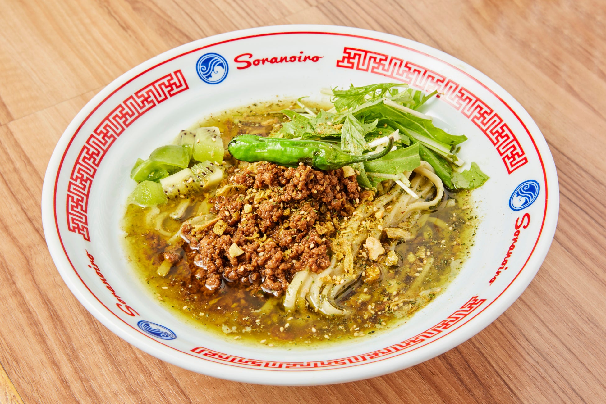 爽快!!シビ辛グリーン汁なし担々麺