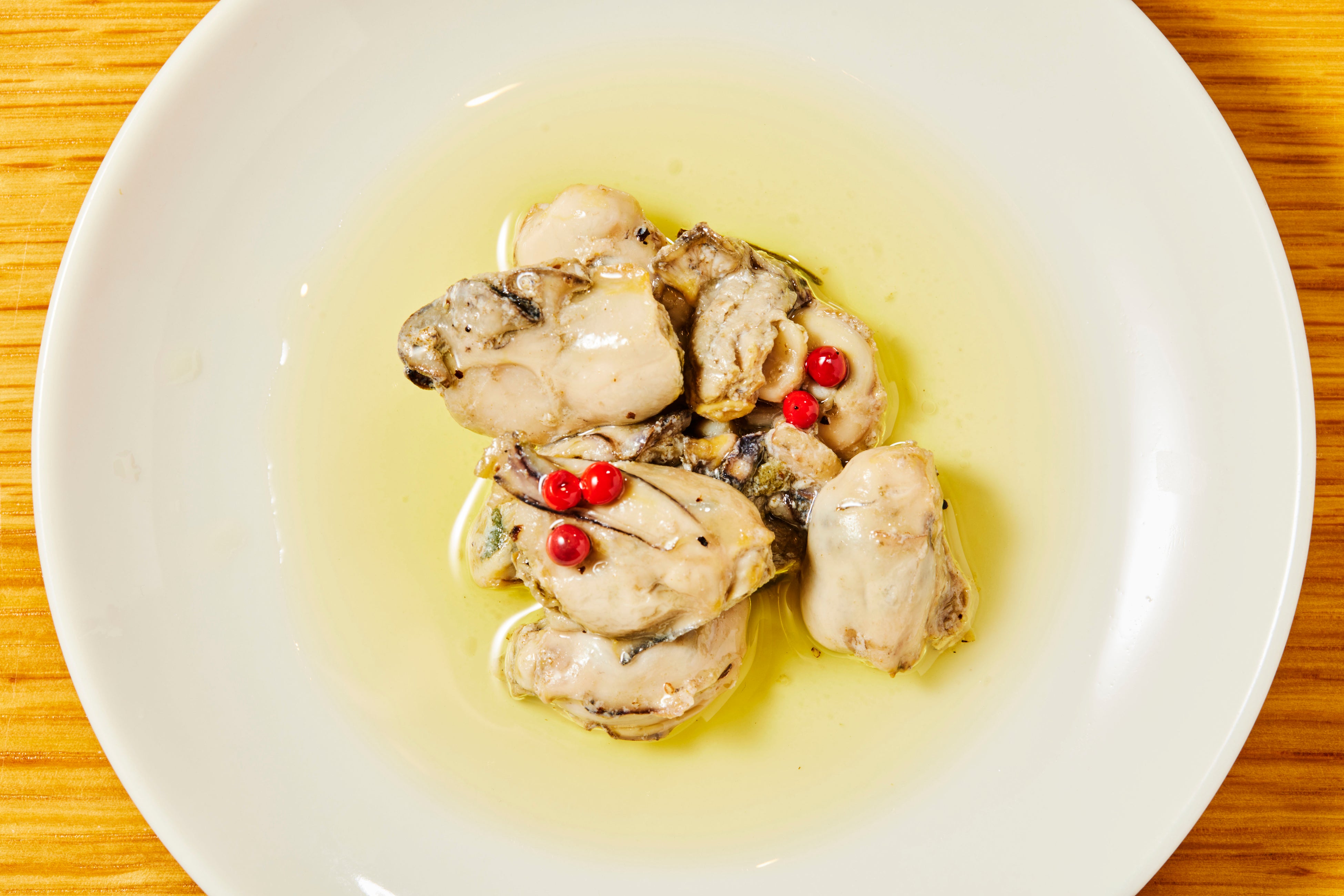 牡蠣のオイル漬け