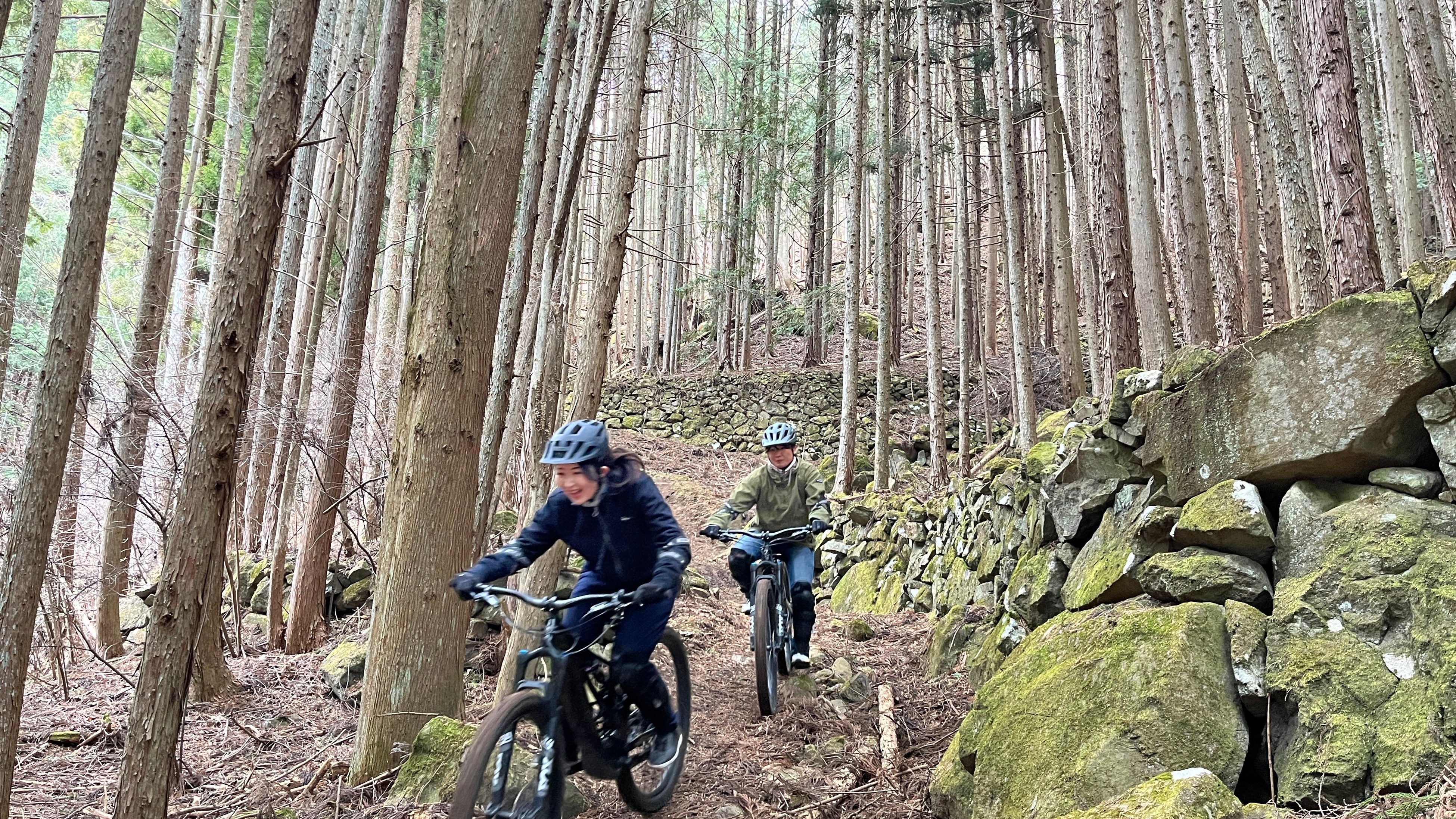昇仙峡の歴史的古道をMTBで駆ける