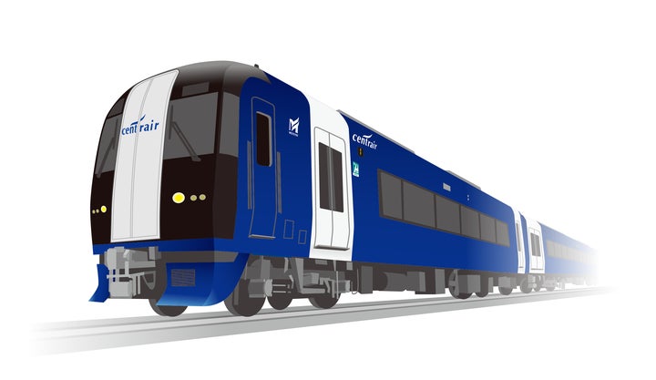 名鉄130周年記念ブルーミュースカイ枇杷島分岐点撮影会 参加者限定品 名鉄創業130周年記念企画~反転塗装ブルーミュースカイの運行