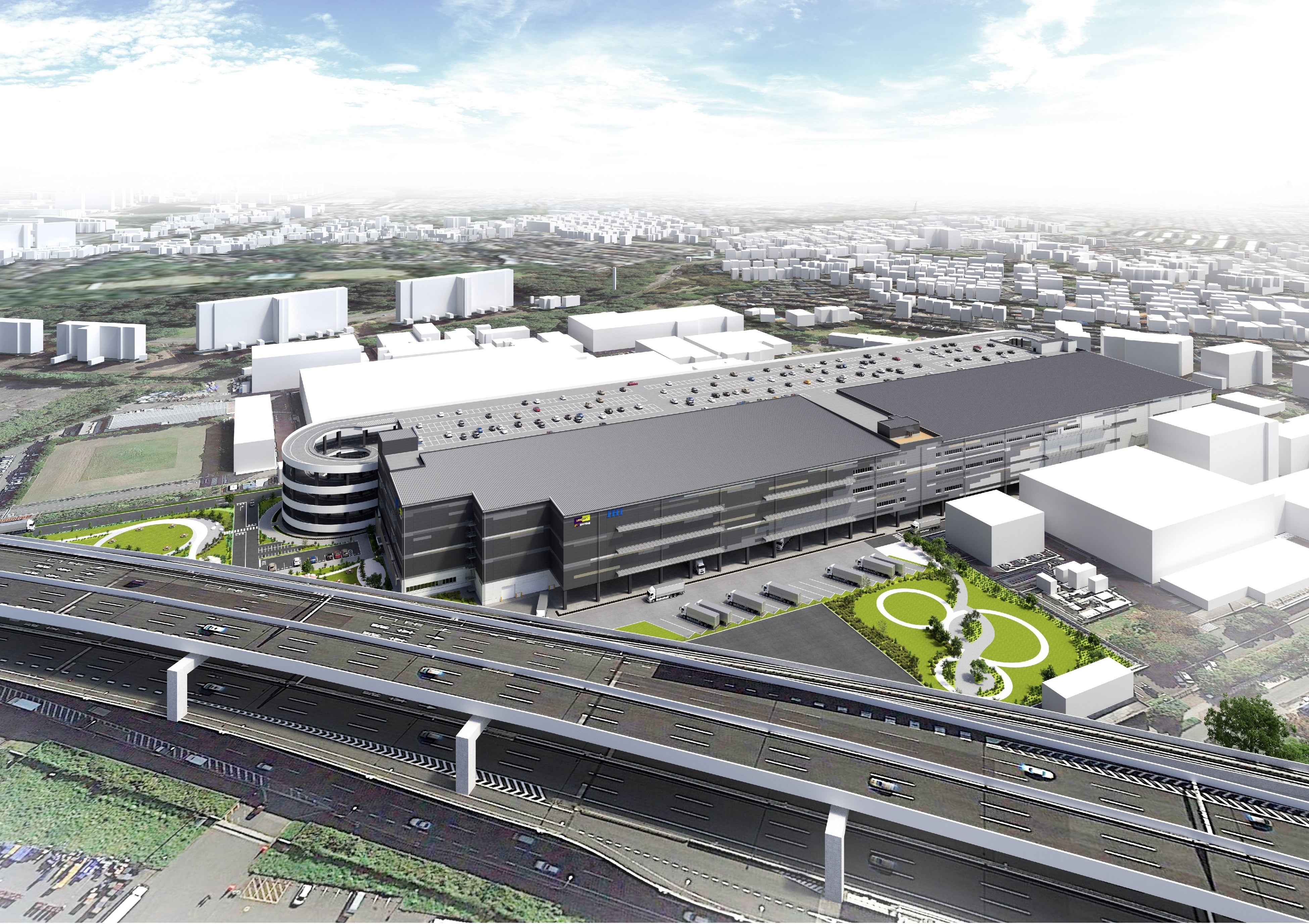 建物外観完成イメージ（北側）