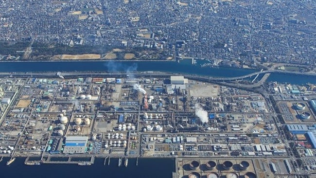 拠点候補地である三井化学大阪工場(大阪府高石市) 三井化学提供