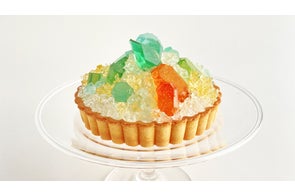 食べられる誕生石!8月の誕生石ペリドットをイメージしたアイスタルトを20台の限定販売
