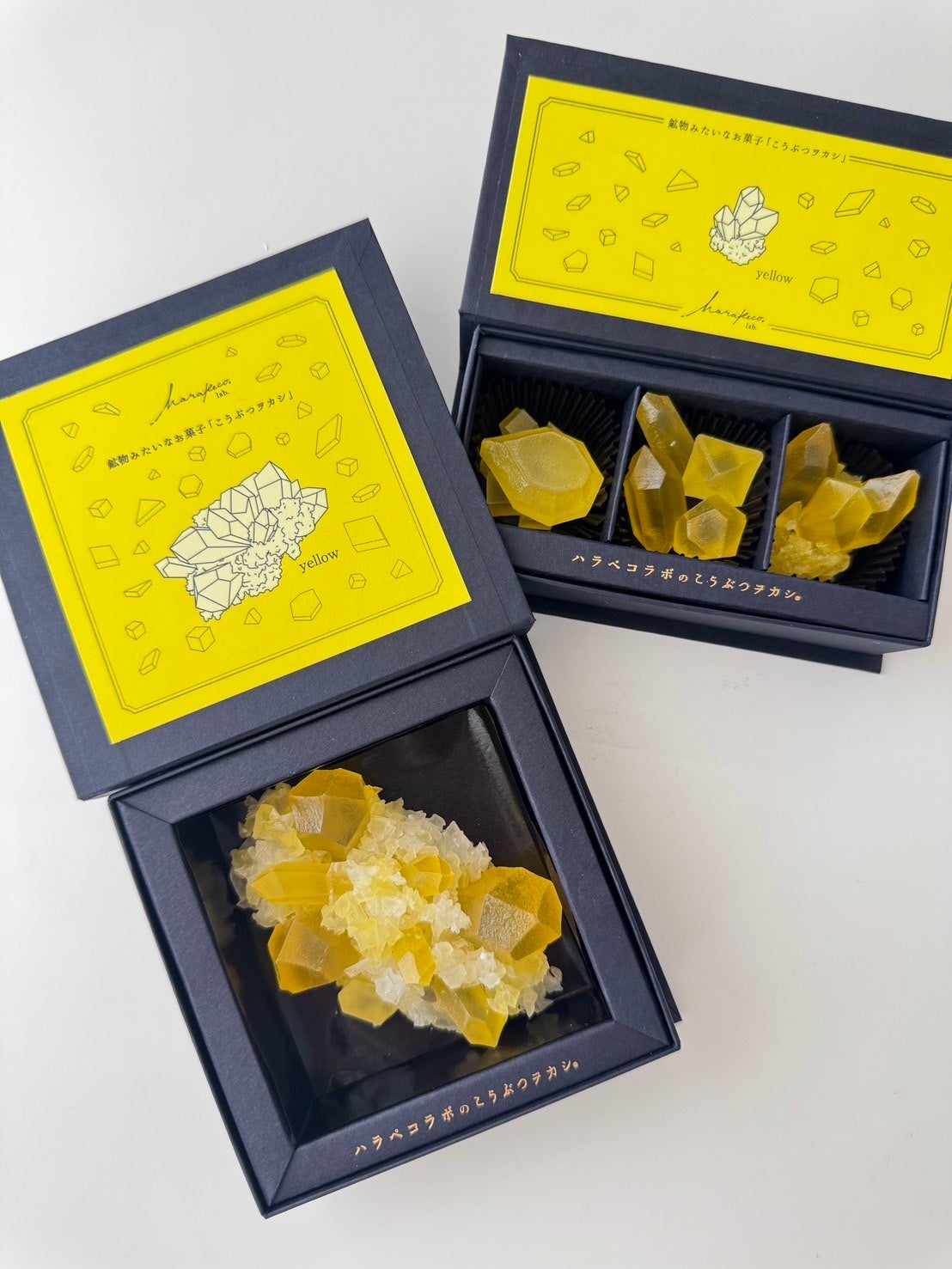 推し色”で楽しむ宝石菓子。全10色展開の琥珀糖ボックスが登場