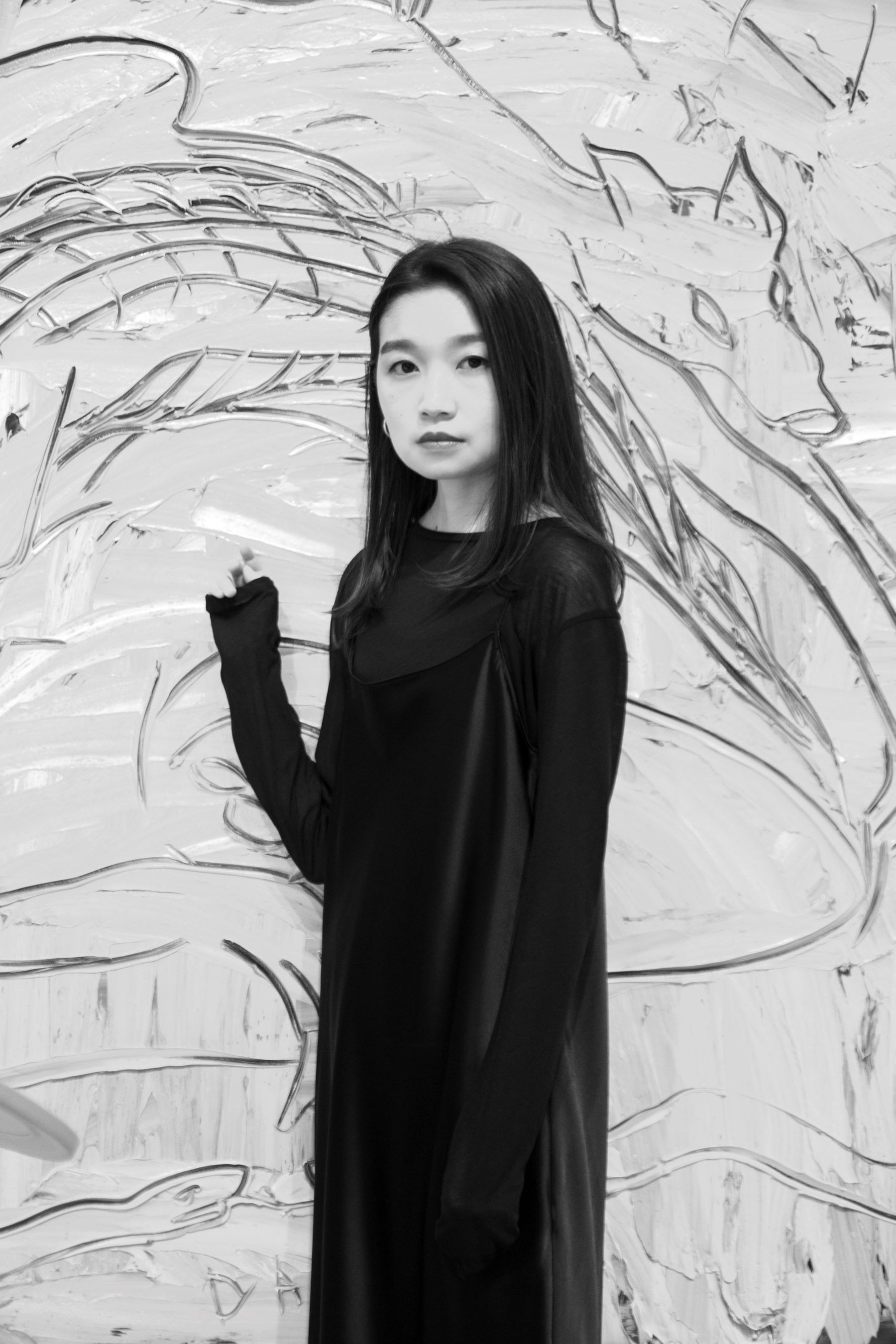 *ANNE KLEIN* NEW YORK ＊ 知的な華やぎが香るプリーツスカートに魅せられて＊情熱色で凛と美しく＊size 9＊アンクライン ニューヨーク 川内理香子 個展\u201cline \u0026 colors\u201d N\u0026A Art SITEにて2023年3月25日(土