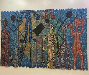 ナイジェリアの油絵 ナイジェリアの油絵