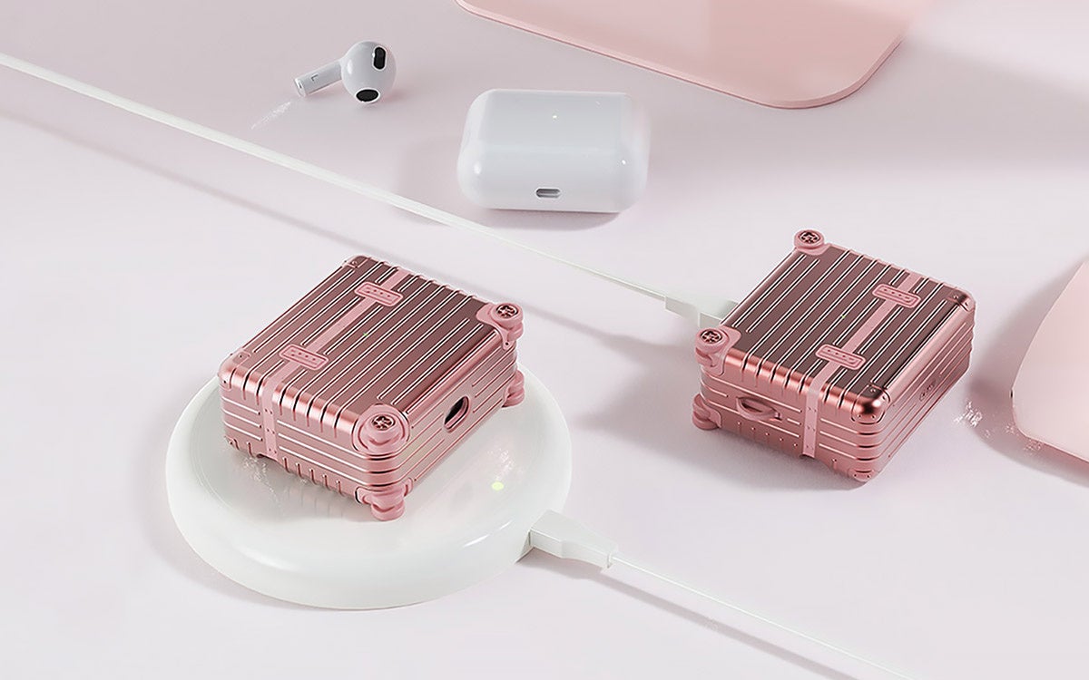 miak、精巧なスーツケース型AirPodsケースに「ピンク」登場 | 株式会社