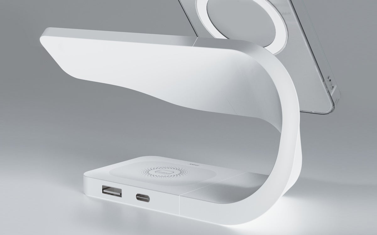 3in1ワイヤレス充電スタンド 多機種対応 スマホイヤホン時計同時充電 89263-78-