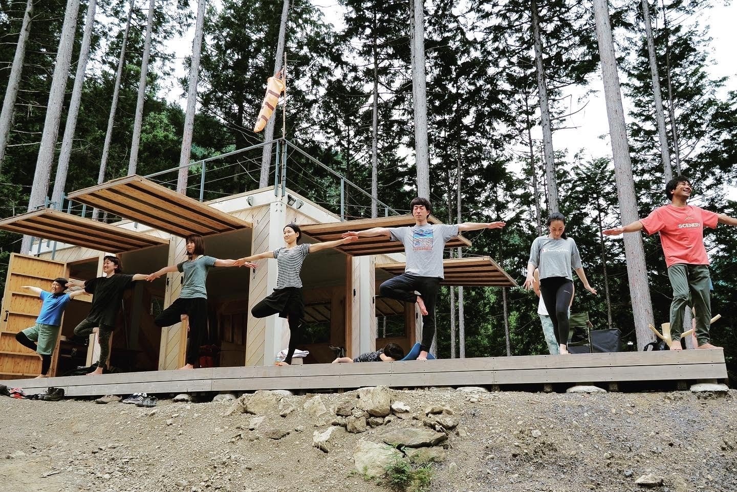 森のラウンジで貸切イベントも可能（有料）