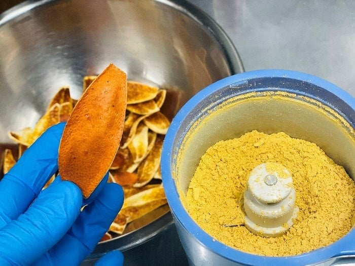 自家製オレンジピール(マルガリータに使用)