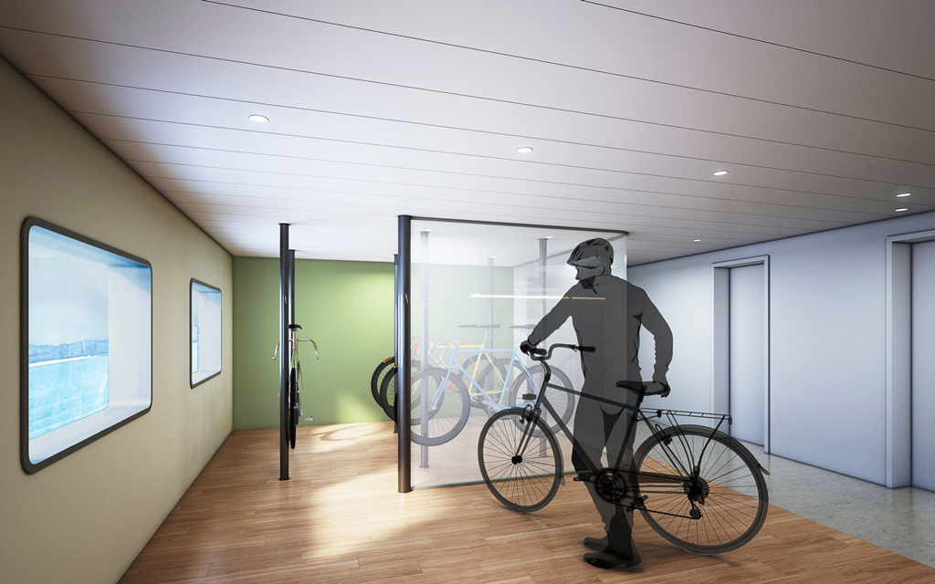 2F中央右－サイクルピット