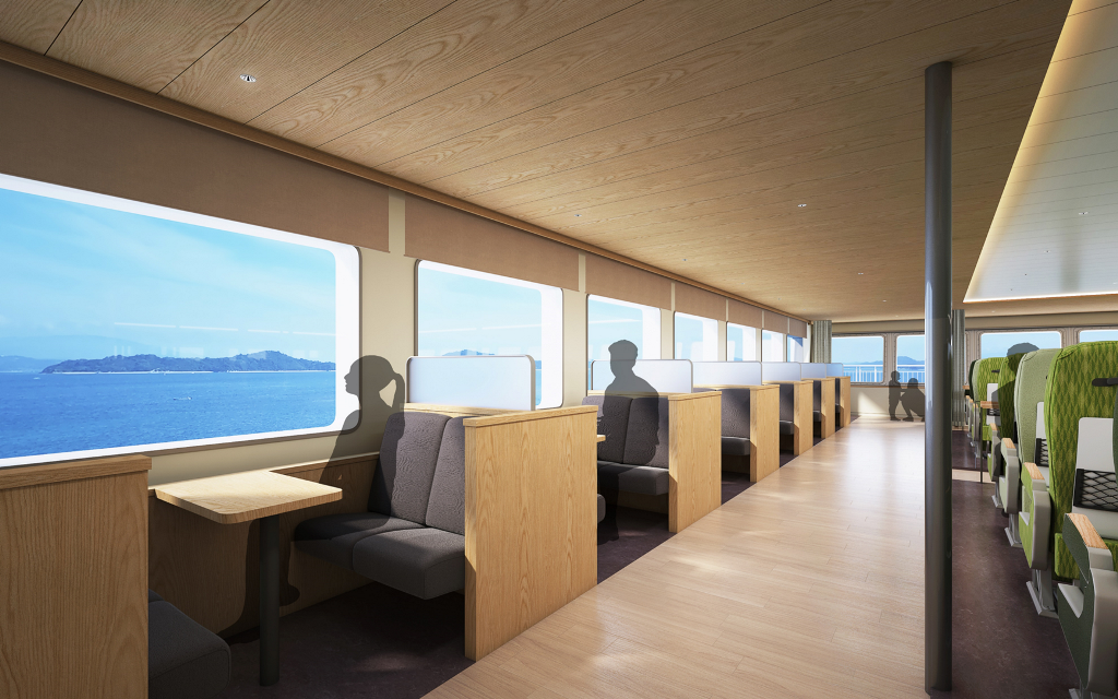 2F左前方－サイドラウンジ「サニーサイド」（プレミア席専用エリア）