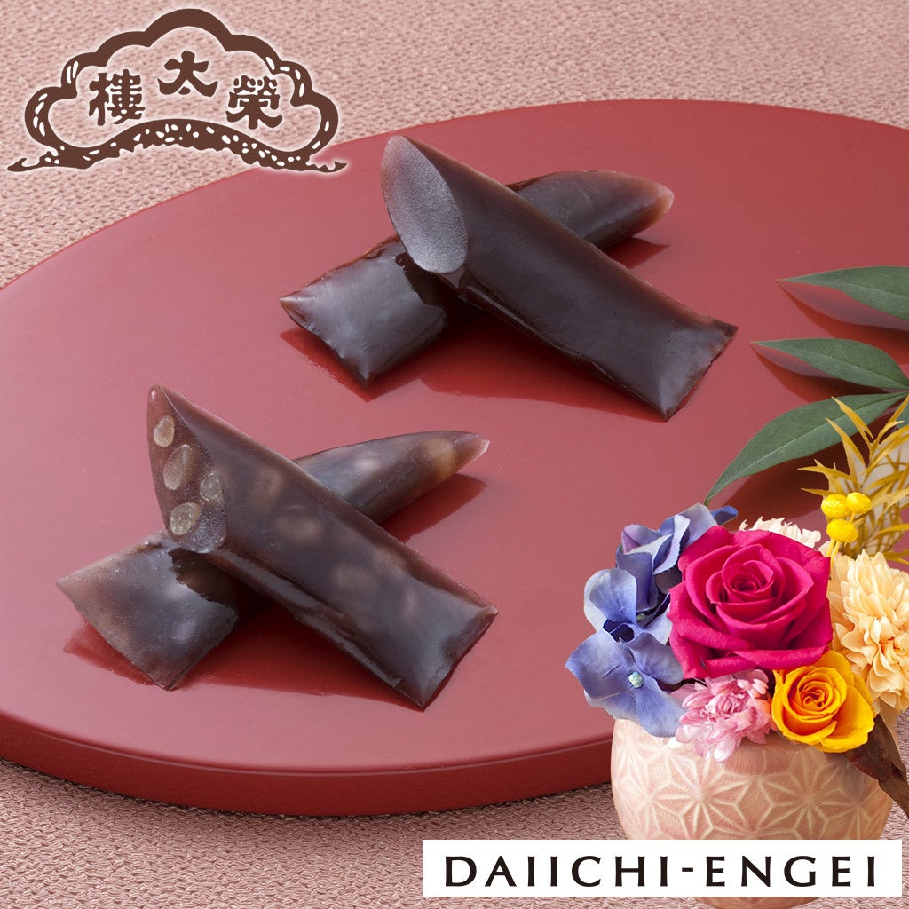 榮太樓 ひとくち煉羊羹とプリザーブドフラワーのギフトセット