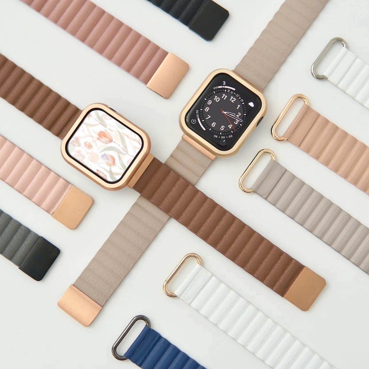 Apple - なつはさま専用 サマーセール！】ギンガムチェックドレス/マーメイド/ベルト