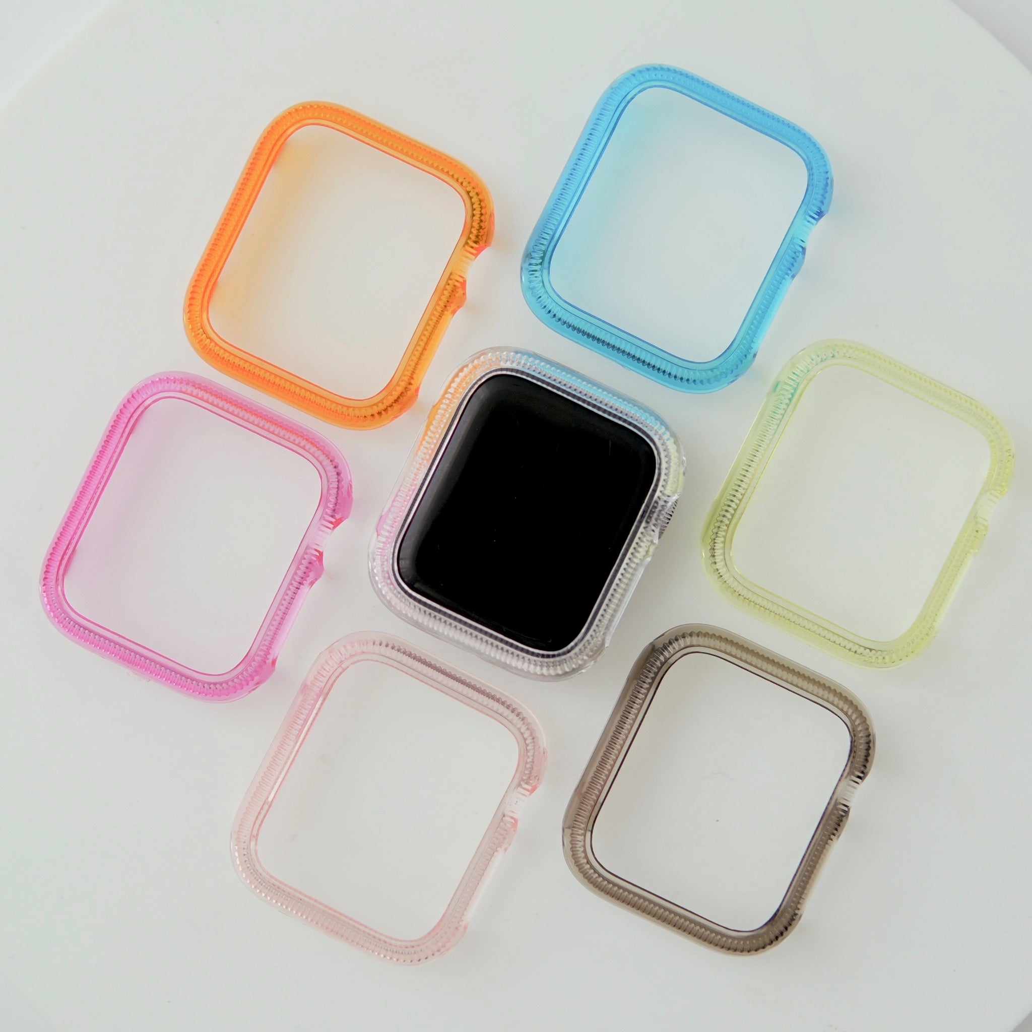 アップルウォッチフレーム新作】7色のスケルトンカラーから選べる新作