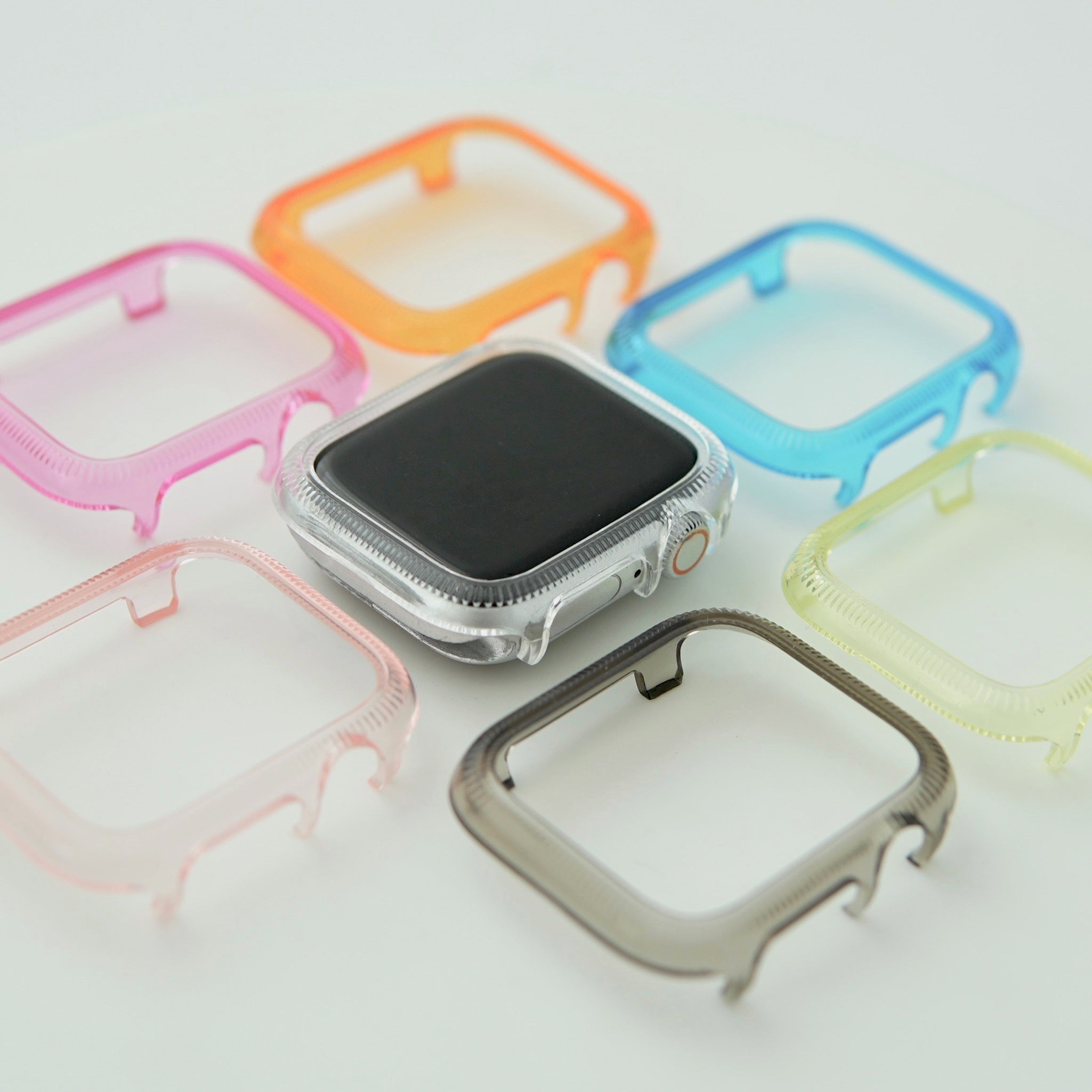 アップルウォッチフレーム新作】7色のスケルトンカラーから選べる新作