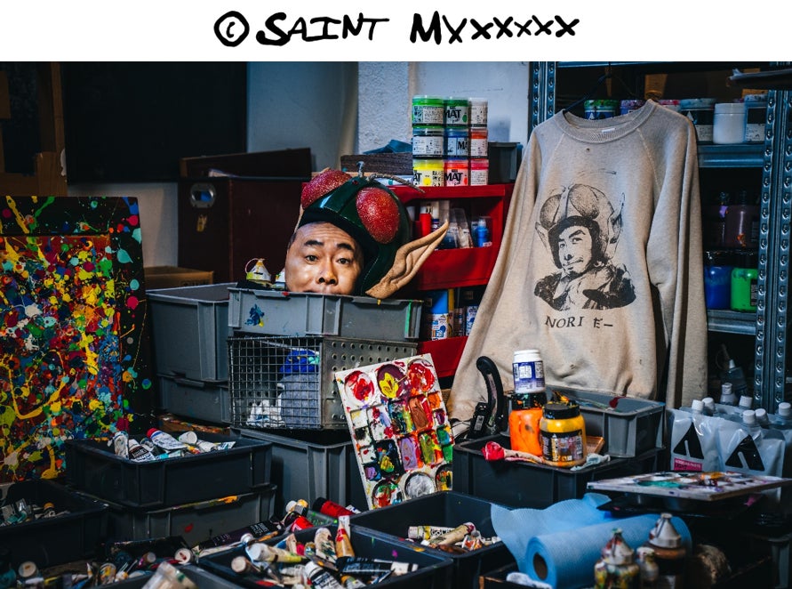 SAINT Mxxxxxxが木梨憲武との初のコラボレーションアイテムを2023年8月 SAINT Mxxxxxxが木梨憲武との初のコラボレーションアイテムを2023年8月