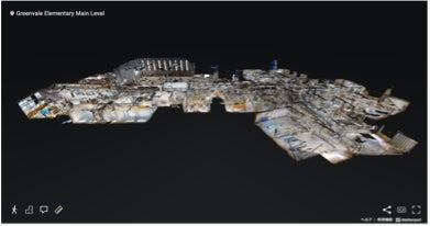 建設現場を俯瞰的に見渡す立体像