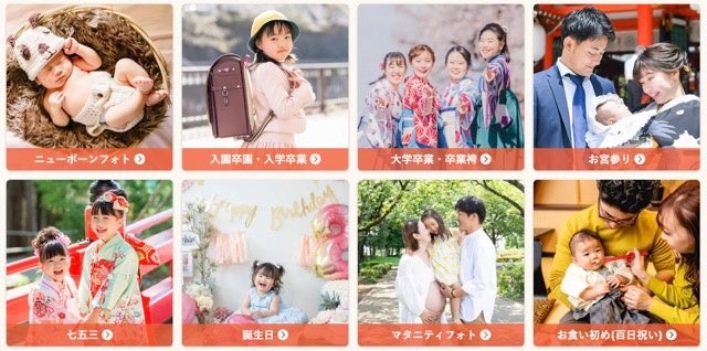 人気の撮影ジャンル