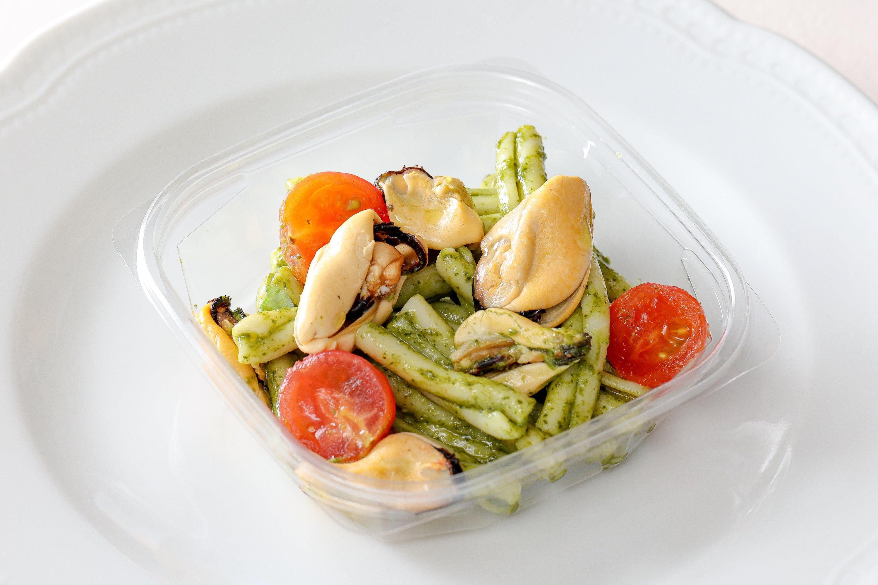 ムール貝のジェノヴァ風カーサレッチェ