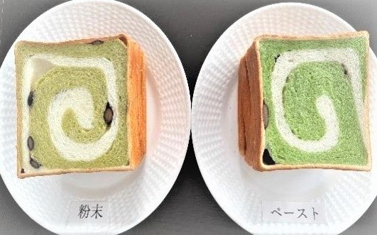 粉の抹茶と抹茶ペーストの比較