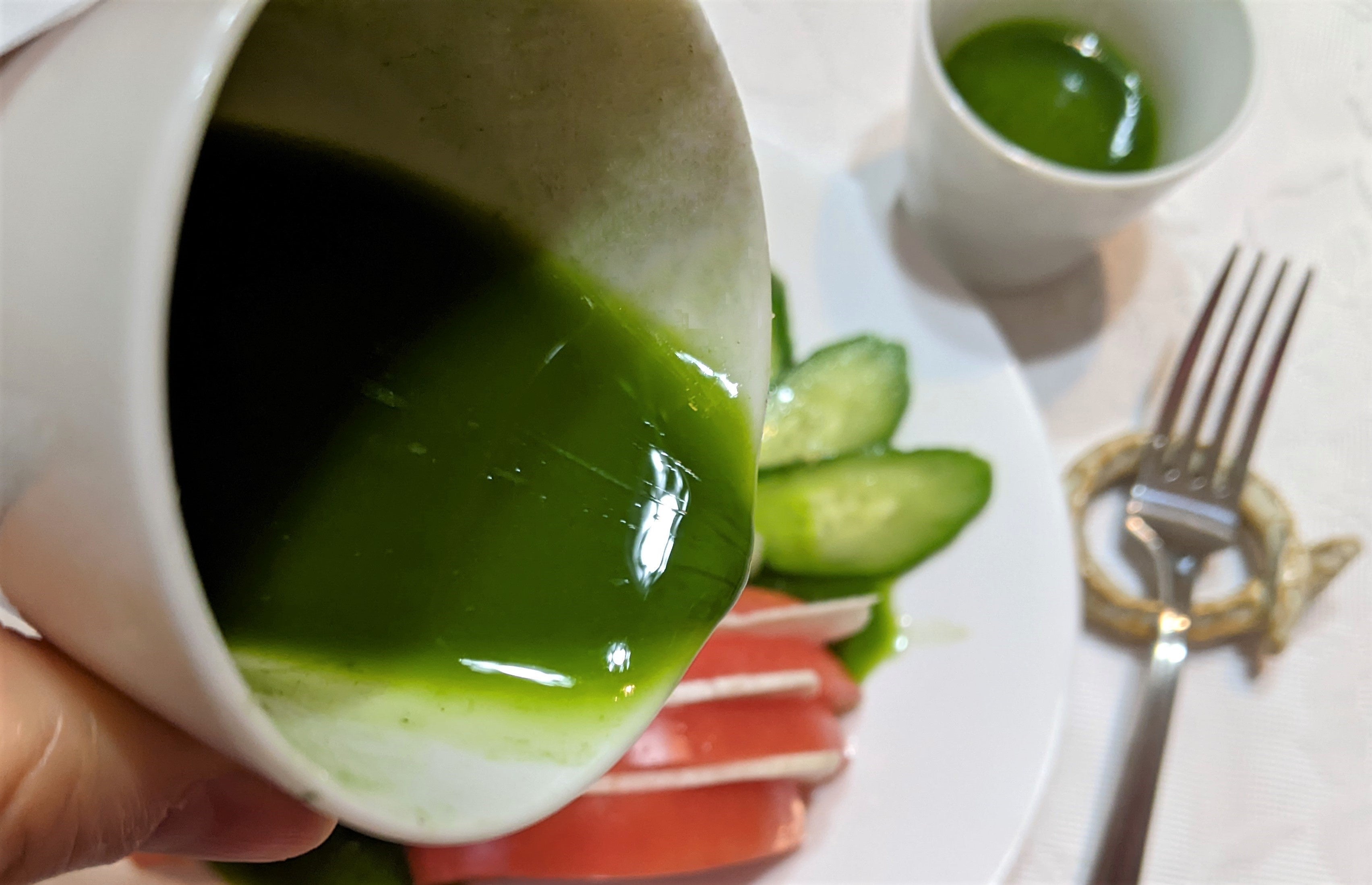 抹茶ドレッシングも簡単にできます