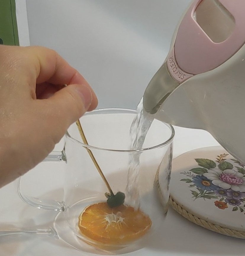 BEYOND MATCHAとドライみかんとお湯で新しい抹茶の飲み方を！