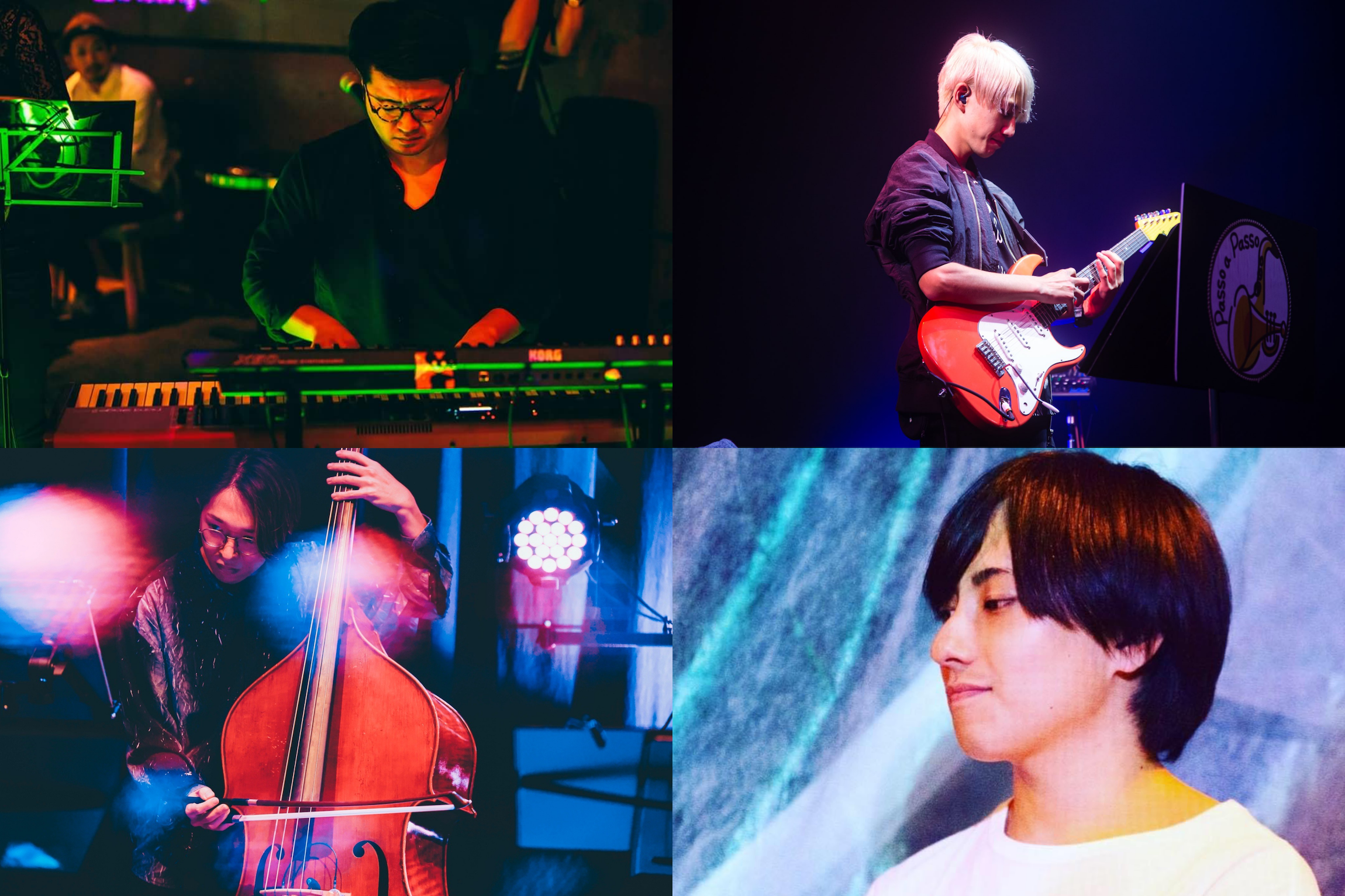 左上：山元　右上：村山　左下：米光　右下：阿部