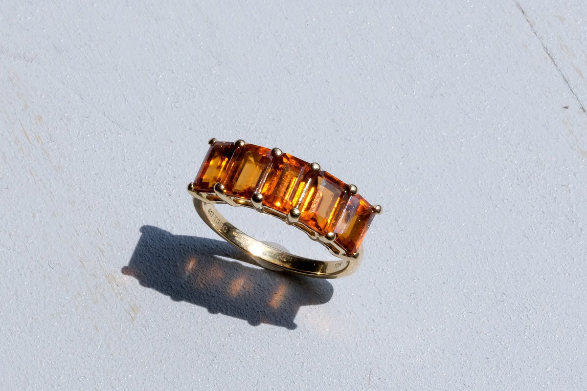 人気のシトリンリング ¥ 88,000~