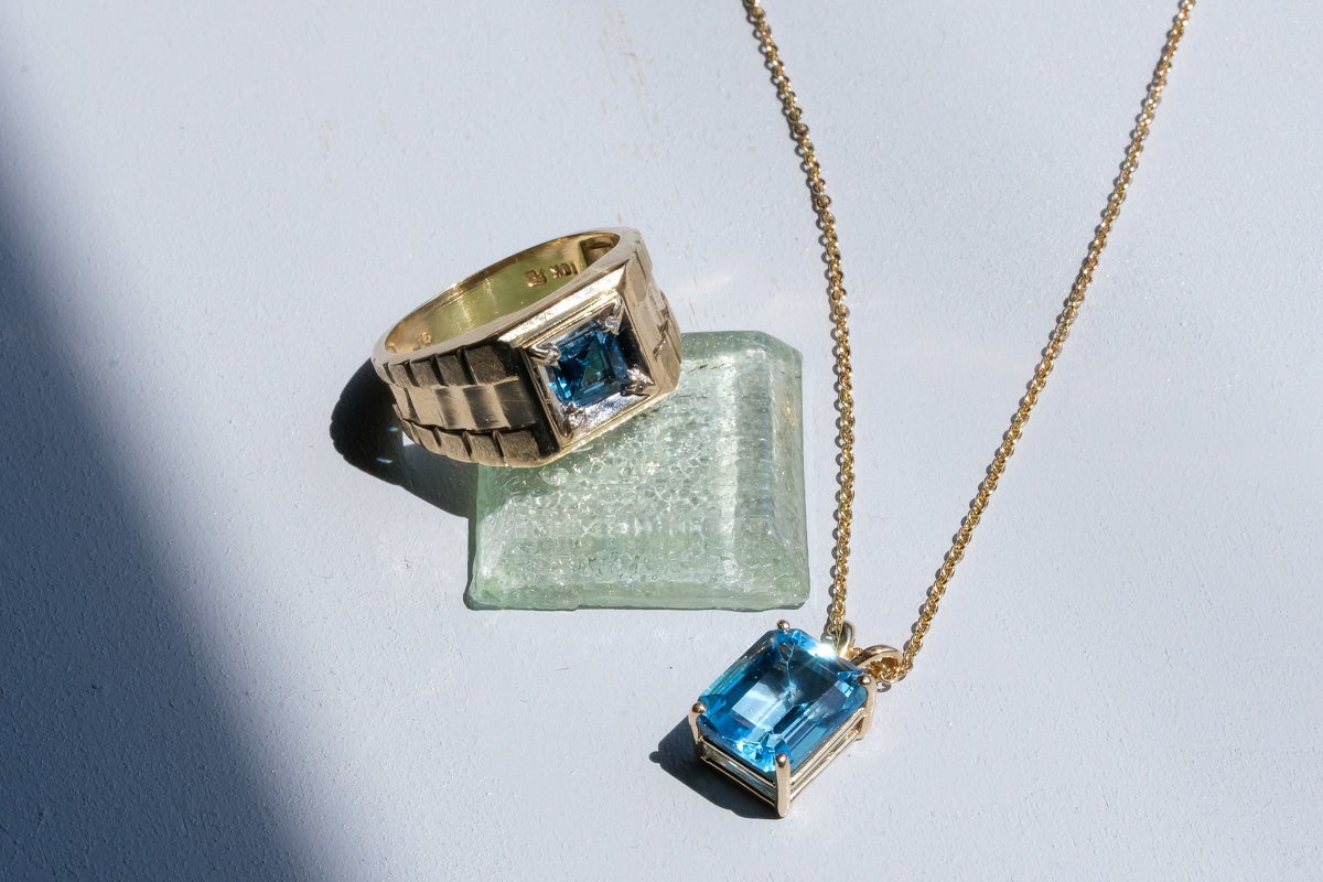 MEN カラーストーンジュエリー ¥110,000~