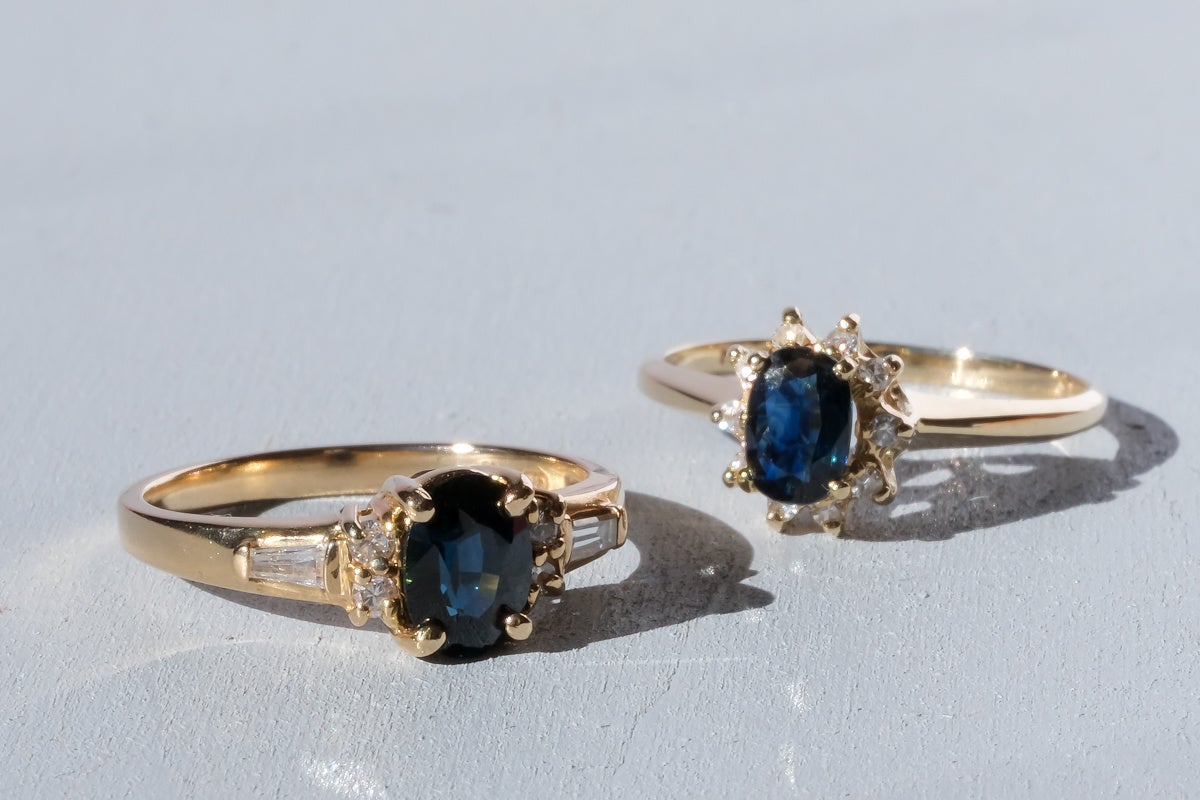 サファイアリング¥70,000~