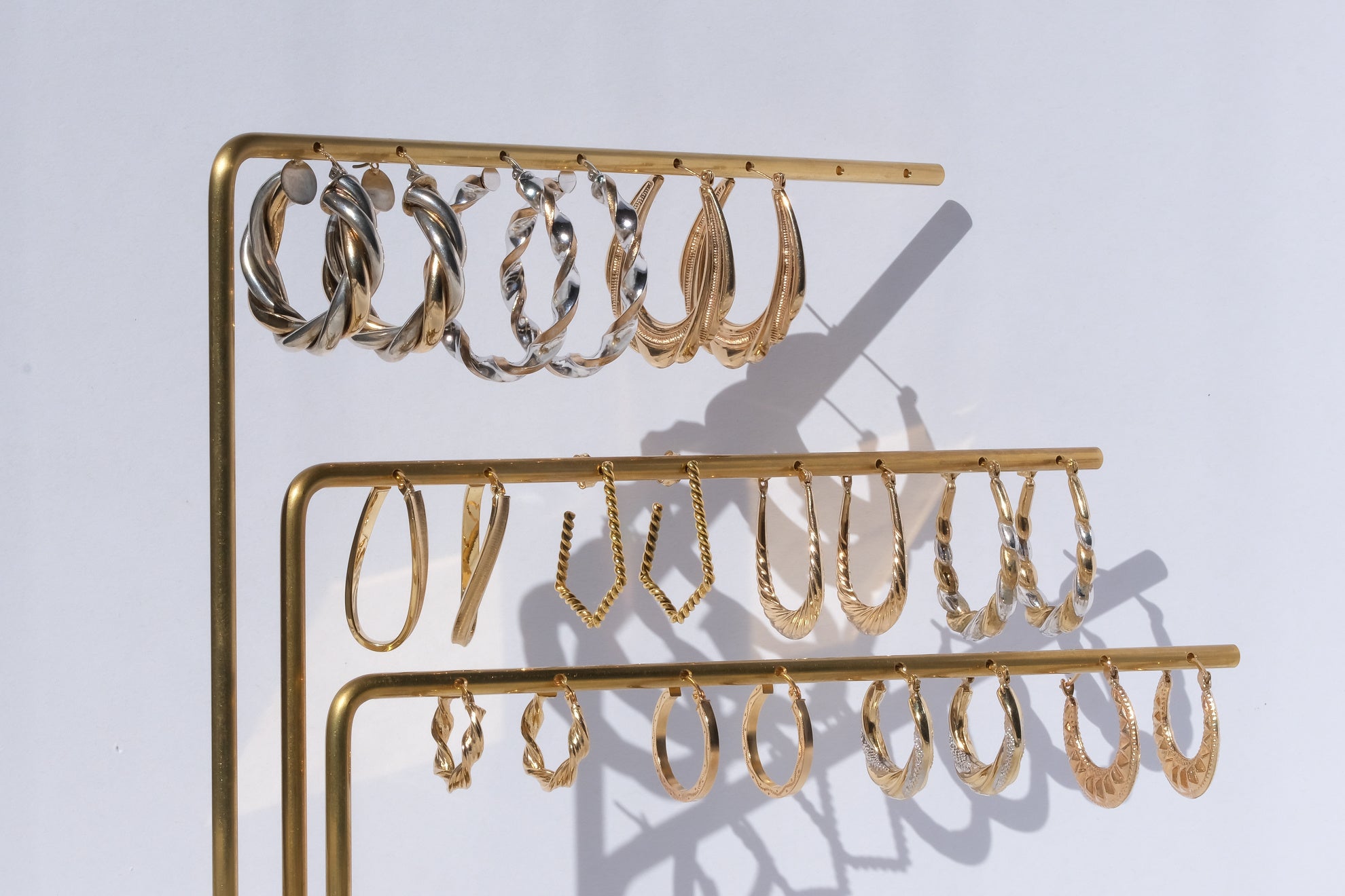 ゴールドフープピアス ¥28,000~