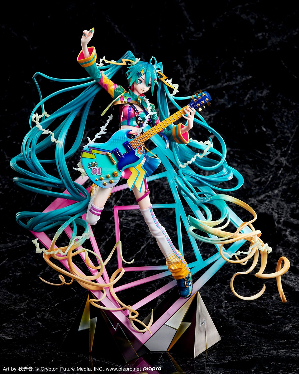 初音ミク JAPAN TOUR 2023 ~THUNDERBOLT~」キービジュアルが超絶造形でスケールフィギュア化! 初音ミク JAPAN TOUR 2023 ~THUNDERBOLT~」キービジュアルが超絶造形でスケールフィギュア化!